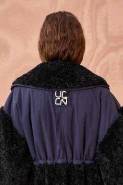 ULLA JOHNSON Killian Coat - Midnight -fashion store ULLA JOHNSON Killian Coat MIDNIGHT 0114