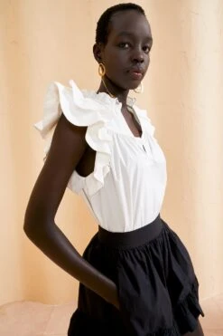 ULLA JOHNSON Lei Top - Blanc