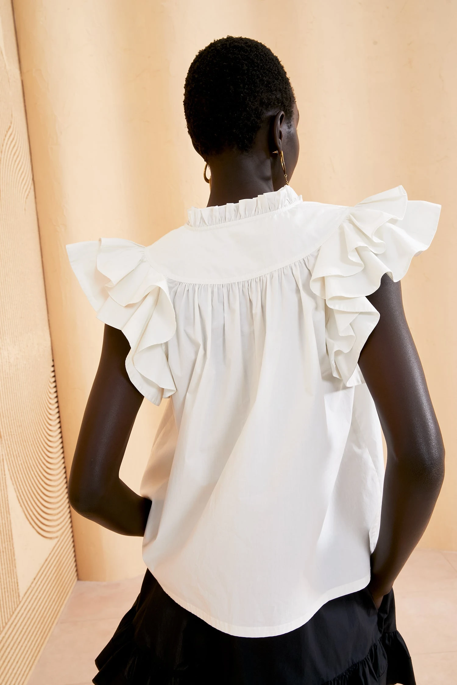 ULLA JOHNSON Lei Top - Blanc 6 ULLA JOHNSON Lei Top - Blanc - Image 4