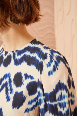 ULLA JOHNSON Lilliana Blouse - Nimbus -fashion store ULLA JOHNSON Lilliana Blouse NIMBUS 03
