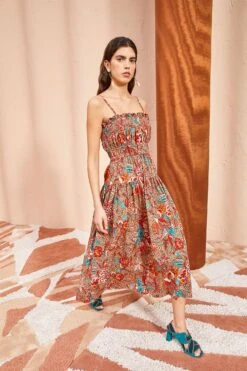 ULLA JOHNSON Bianca Elastic High Heel - Montego -fashion store ULLA JOHNSON Lisbet Dress PRIMROSE 01 MAIN 3e989abe 973b 42f4 b03b 07e6107f1bbd