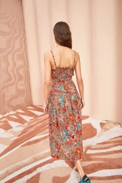 ULLA JOHNSON Lisbet Dress - Primrose -fashion store ULLA JOHNSON Lisbet Dress PRIMROSE 03