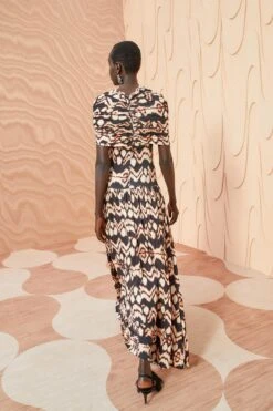 ULLA JOHNSON Livia Dress - Obsidian -fashion store ULLA JOHNSON Livia Dress OBSIDIAN 04