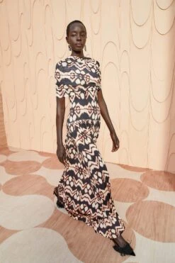 ULLA JOHNSON Livia Dress - Obsidian -fashion store ULLA JOHNSON Livia Dress OBSIDIAN 05