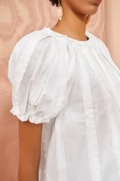 ULLA JOHNSON Lora Top - Pristine 8 ULLA JOHNSON Lora Top - Pristine -fashion store ULLA JOHNSON Lora Top PRISTINE 02 ALT