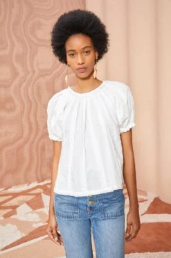 ULLA JOHNSON Lora Top - Pristine 9 ULLA JOHNSON Lora Top - Pristine -fashion store ULLA JOHNSON Lora Top PRISTINE 03