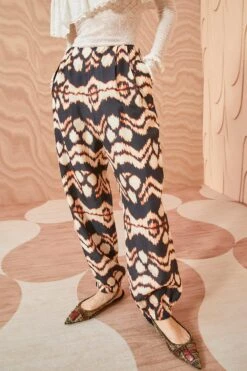 ULLA JOHNSON Lucinda Pant - Obsidian -fashion store ULLA JOHNSON Lucinda Pant OBSIDIAN 05