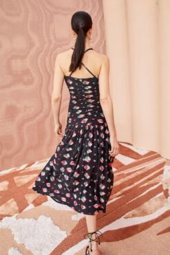 ULLA JOHNSON Marcella Dress - Nocturne -fashion store ULLA JOHNSON Marcella Dress NOCTURNE 04