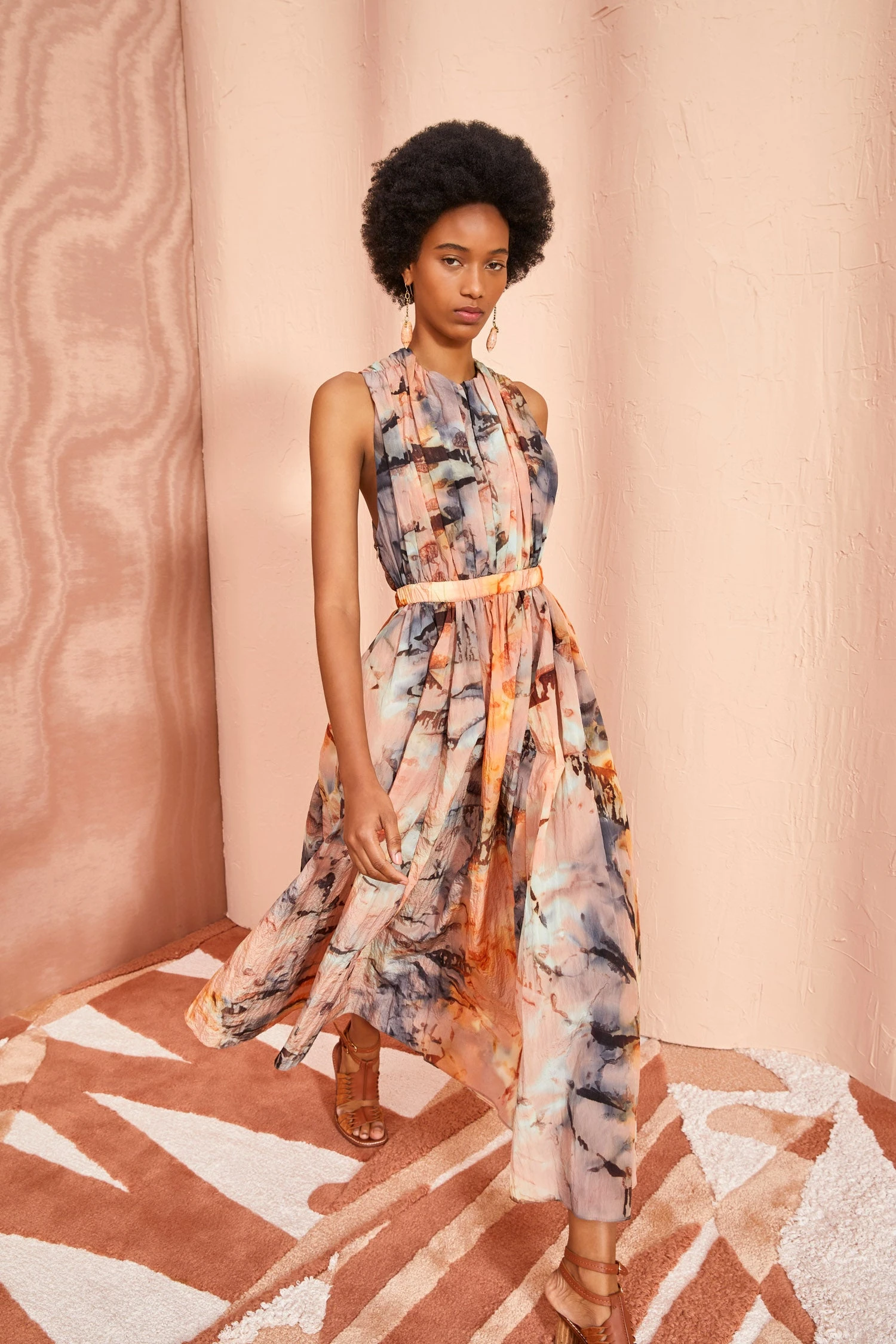 ULLA JOHNSON Marietta Dress - Fire Opal 3 ULLA JOHNSON Marietta Dress - Fire Opal