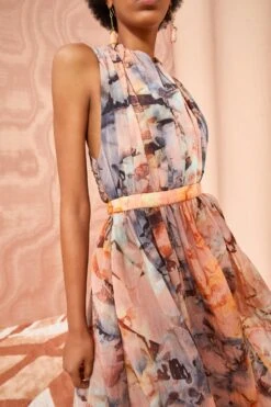 ULLA JOHNSON Marietta Dress - Fire Opal 10 ULLA JOHNSON Marietta Dress - Fire Opal -fashion store ULLA JOHNSON Marietta Dress FIREOPAL 02 ALT