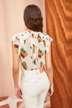 ULLA JOHNSON Marilyn Top - Aurora -fashion store ULLA JOHNSON Marilyn Top AURORA 04