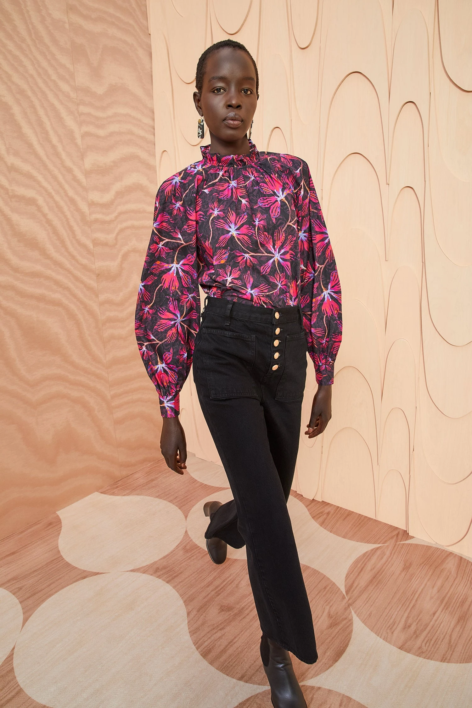 ULLA JOHNSON Marlie Blouse - Zinnia 3 ULLA JOHNSON Marlie Blouse - Zinnia