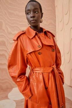 ULLA JOHNSON Marlowe Coat - Sierra -fashion store ULLA JOHNSON Marlowe Coat SIERRA 0108