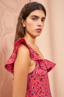 ULLA JOHNSON Martina Maillot - Poppy Floral -fashion store ULLA JOHNSON Martina Maillot POPPY FLORAL 05