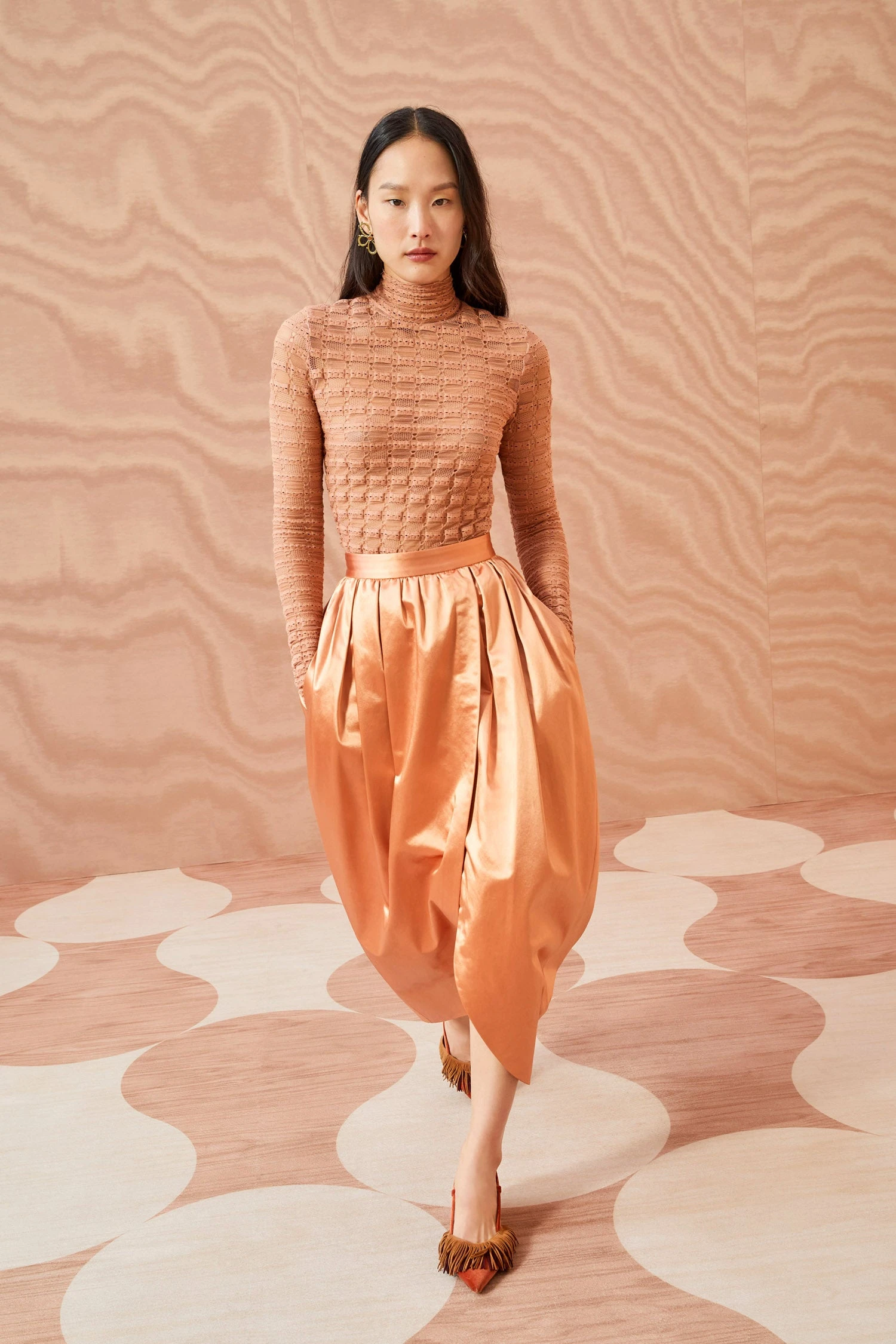 ULLA JOHNSON Maxine Skirt - Copper 3 ULLA JOHNSON Maxine Skirt - Copper