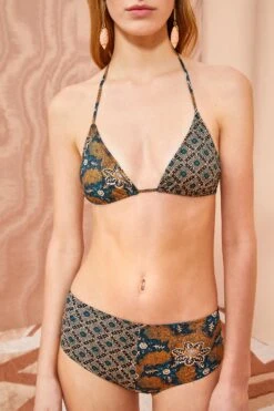 ULLA JOHNSON Maya Bikini Top - Parrot -fashion store ULLA JOHNSON Maya Bikini TOP PARROT 04