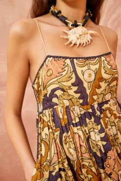 ULLA JOHNSON Mayra Dress - Yarrow -fashion store ULLA JOHNSON Mayra Dress YARROW 02 ALT