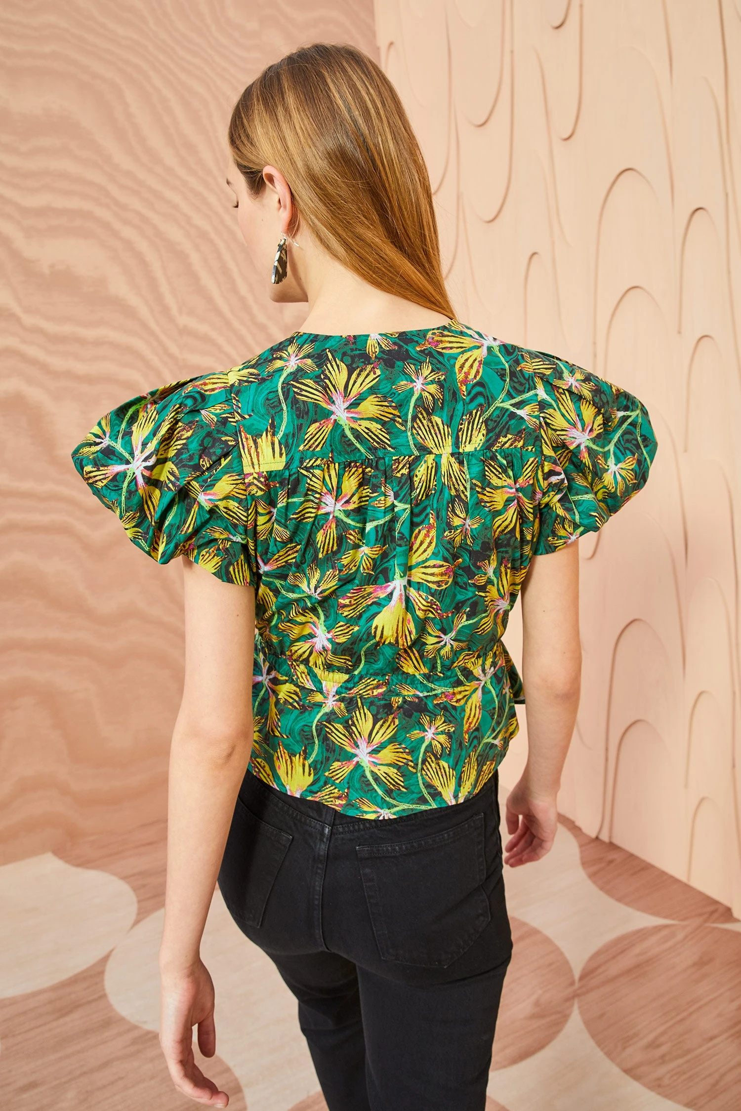 ULLA JOHNSON Mila Top - Tigerlily 6 ULLA JOHNSON Mila Top - Tigerlily - Image 4