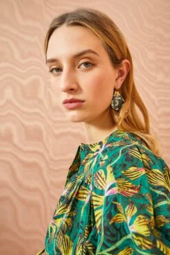 ULLA JOHNSON Mila Top - Tigerlily 11 ULLA JOHNSON Mila Top - Tigerlily -fashion store ULLA JOHNSON Mila Top TIGERLILY 05