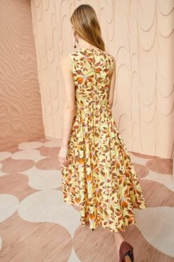 ULLA JOHNSON Mimi Dress - Lotus 10 ULLA JOHNSON Mimi Dress - Lotus -fashion store ULLA JOHNSON Mimi Dress LOTUS 04