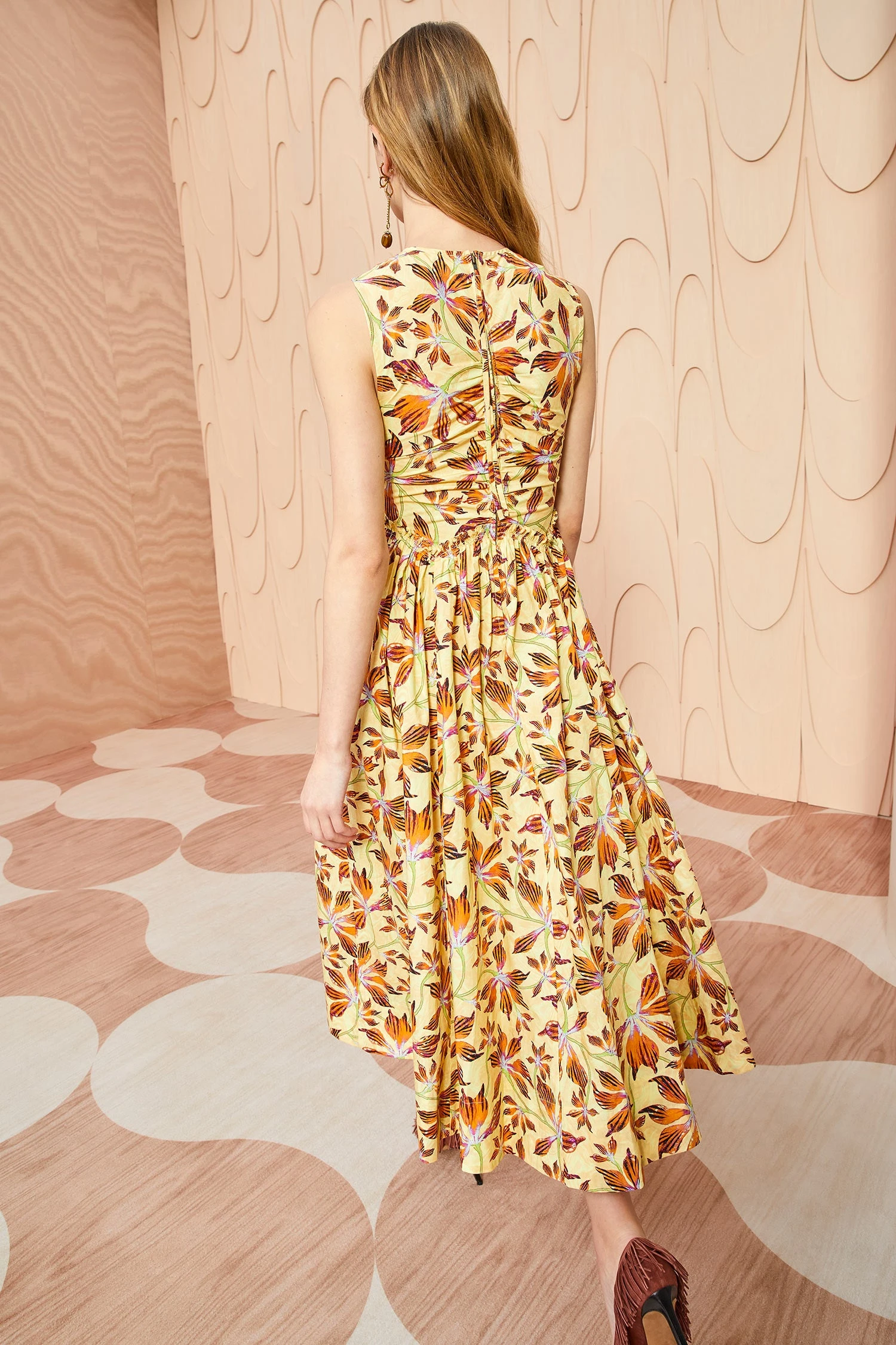 ULLA JOHNSON Mimi Dress - Lotus 6 ULLA JOHNSON Mimi Dress - Lotus - Image 4