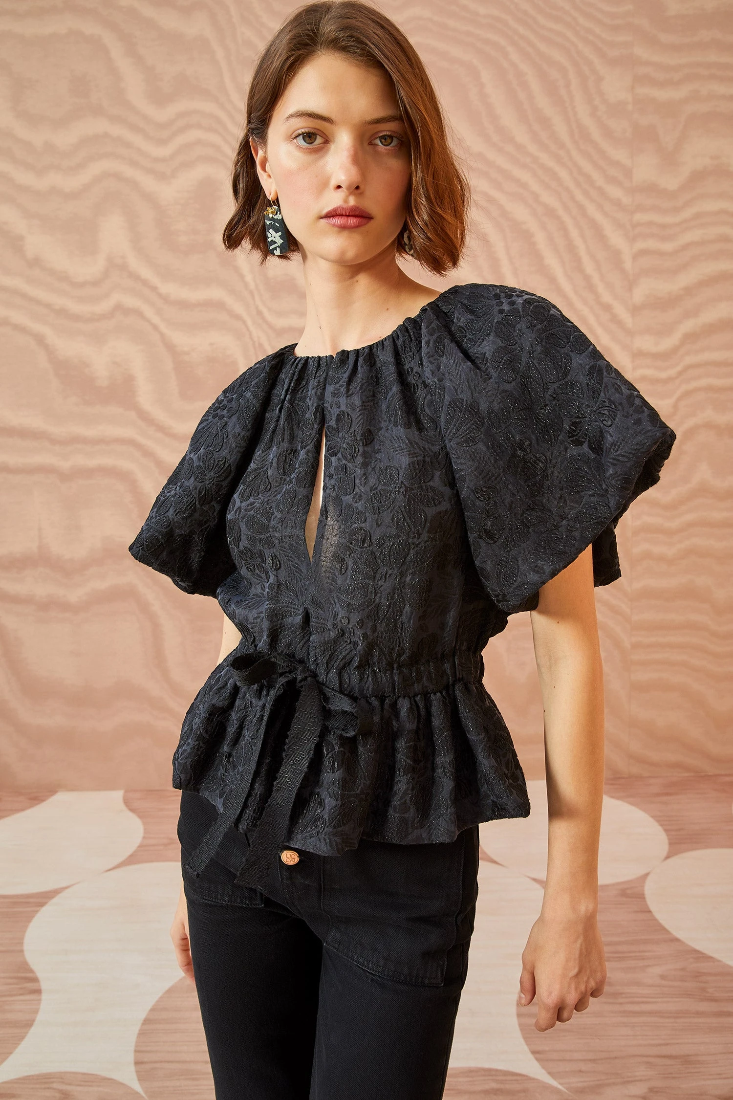 ULLA JOHNSON Mirabelle Top - Noir 5 ULLA JOHNSON Mirabelle Top - Noir - Image 3