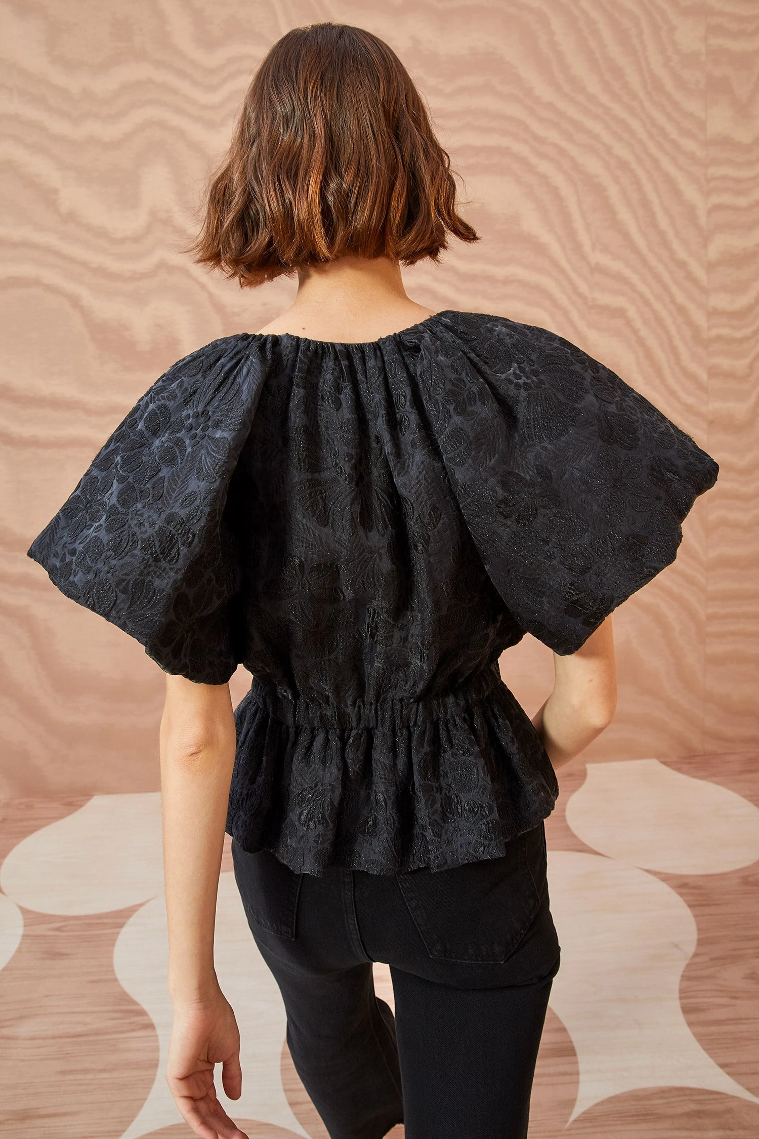 ULLA JOHNSON Mirabelle Top - Noir 6 ULLA JOHNSON Mirabelle Top - Noir - Image 4