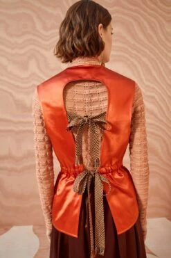 fashion store -fashion store ULLA JOHNSON Monroe Vest REDOXIDE 02 ALT