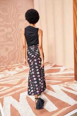 ULLA JOHNSON Nadira Skirt - Nocturne -fashion store ULLA JOHNSON Nadira Skirt NOCTURNE 04