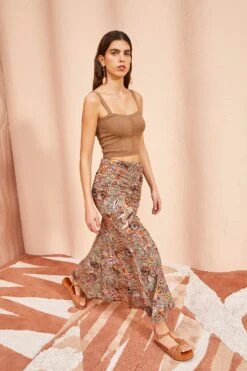 ULLA JOHNSON Nadira Skirt - Wheat Flower -fashion store ULLA JOHNSON Nadira Skirt WHEAT FLOWER 05 bc48cb86 14c9 4405 840e 0a5e164a875c