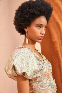 ULLA JOHNSON Nerida Top - Meadow -fashion store ULLA JOHNSON Nerida Top MEADOW 0060