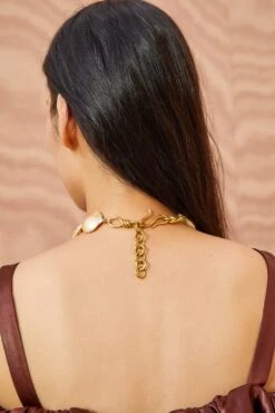 ULLA JOHNSON Large Pearl Choker - Pink Pearl -fashion store ULLA JOHNSON OVERSIZEDPEARLCHOKERPINKPEARL 02