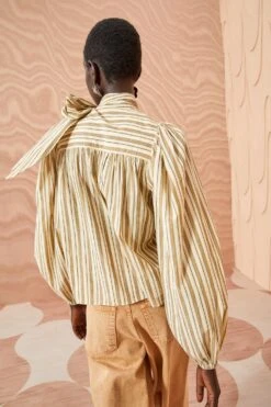 ULLA JOHNSON Opal Blouse - Sand 9 ULLA JOHNSON Opal Blouse - Sand -fashion store ULLA JOHNSON Opal Blouse SAND 0029