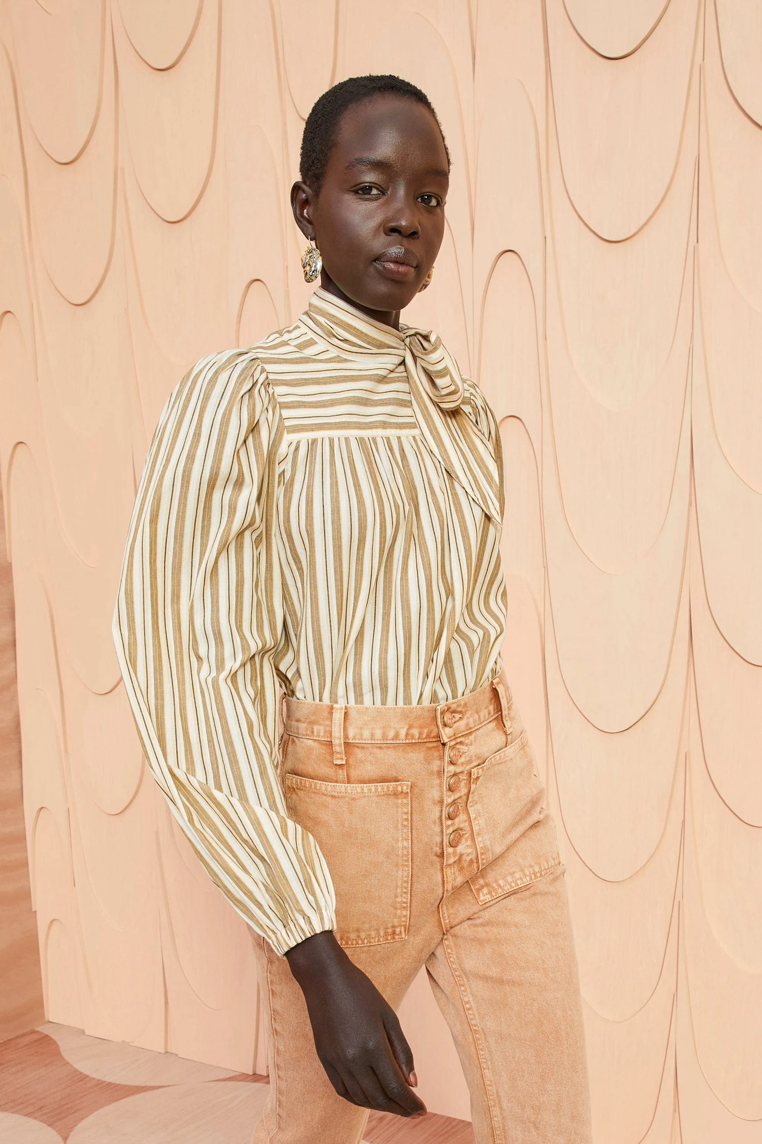 ULLA JOHNSON Opal Blouse - Sand 3 ULLA JOHNSON Opal Blouse - Sand