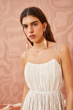 ULLA JOHNSON Orla Dress - Pristine -fashion store ULLA JOHNSON Orla Dress PRISTINE 05