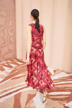 ULLA JOHNSON Othella Dress - Wild Rose -fashion store ULLA JOHNSON Othella Dress WILD ROSE 04