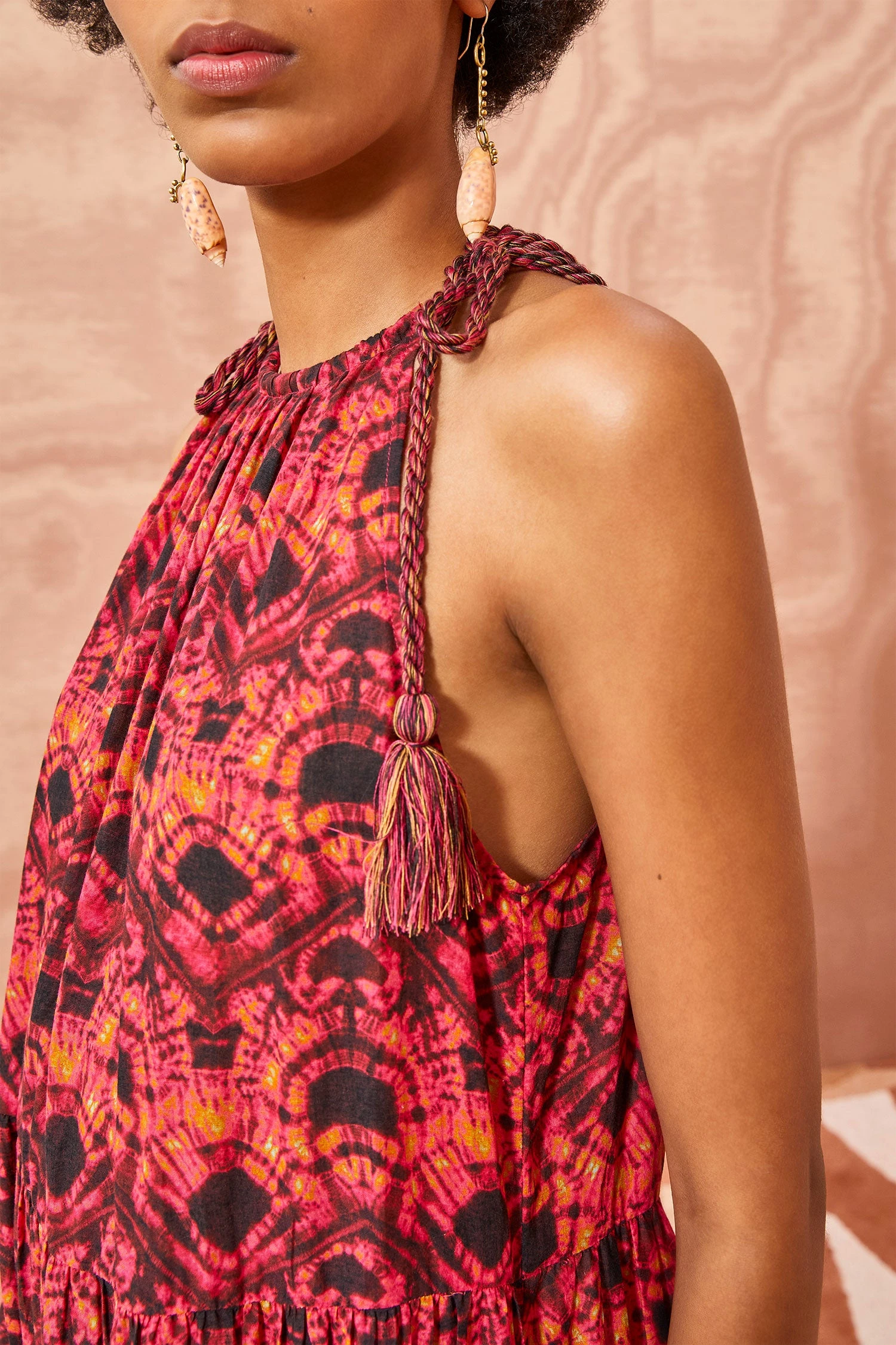 ULLA JOHNSON Ottavia Coverup - Wild Rose 4 ULLA JOHNSON Ottavia Coverup - Wild Rose - Image 2