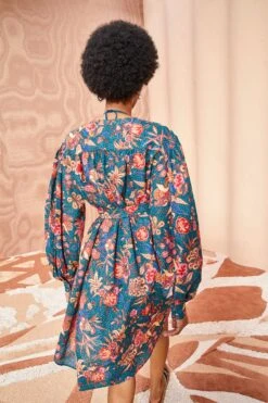 ULLA JOHNSON Otto Coverup - Delphinium 10 ULLA JOHNSON Otto Coverup - Delphinium -fashion store ULLA JOHNSON Otto Coverup DELPHINIUM 04