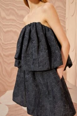 ULLA JOHNSON Oui Dress - Noir -fashion store ULLA JOHNSON Oui Dress NOIR 05