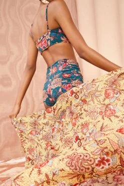 ULLA JOHNSON Paz Coverup - Calla Lily -fashion store ULLA JOHNSON Paz Coverup CALLA LILY 0133