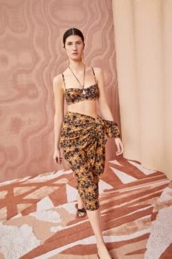 ULLA JOHNSON Paz Coverup - Constellation -fashion store ULLA JOHNSON Paz Coverup CONSTELLATION 03