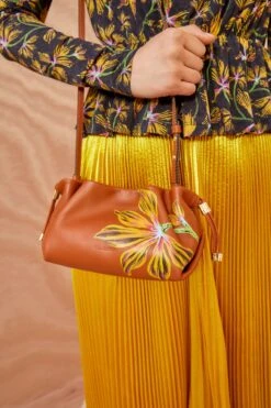 ULLA JOHNSON Remy Mini Soft Clutch - Sierra Floral -fashion store ULLA JOHNSON REMYMINICLUTCHSIERRAFLORAL 0007