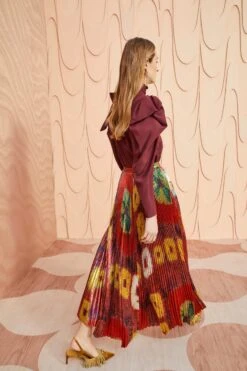 ULLA JOHNSON Rami Skirt - Medallion -fashion store ULLA JOHNSON Rami Skirt MEDALLION 0017