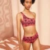 ULLA JOHNSON Reina Bikini Top - Wild Rose 1 ULLA JOHNSON Reina Bikini Top - Wild Rose -fashion store ULLA JOHNSON Reina Bikini TOP WILD ROSE 01 MAIN