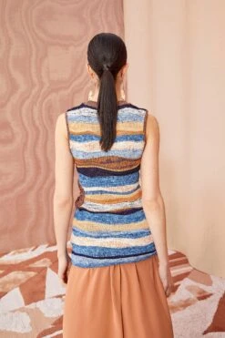 ULLA JOHNSON Robbie Top - Aegean 9 ULLA JOHNSON Robbie Top - Aegean -fashion store ULLA JOHNSON Robbie Top AEGEAN 03