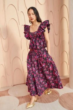 ULLA JOHNSON Romi Top - Zinnia