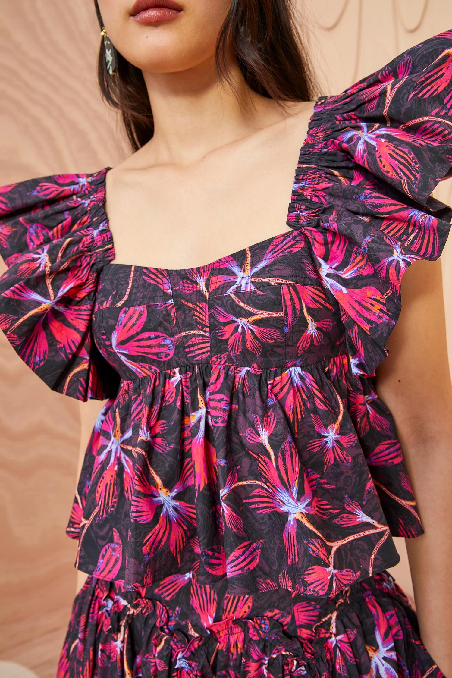 ULLA JOHNSON Romi Top - Zinnia 4 ULLA JOHNSON Romi Top - Zinnia - Image 2