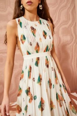 ULLA JOHNSON Sarai Dress - Aurora -fashion store ULLA JOHNSON Sarai Dress AURORA 02 ALT