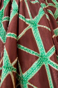 ULLA JOHNSON Savita Skirt - Teak -fashion store ULLA JOHNSON Savita Skirt TEAK 0149