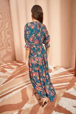 ULLA JOHNSON Selena Coverup - Delphinium -fashion store ULLA JOHNSON Selena Coverup DELPHINIUM 0157